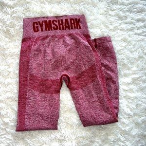 gymshark flex leggings in pink marl